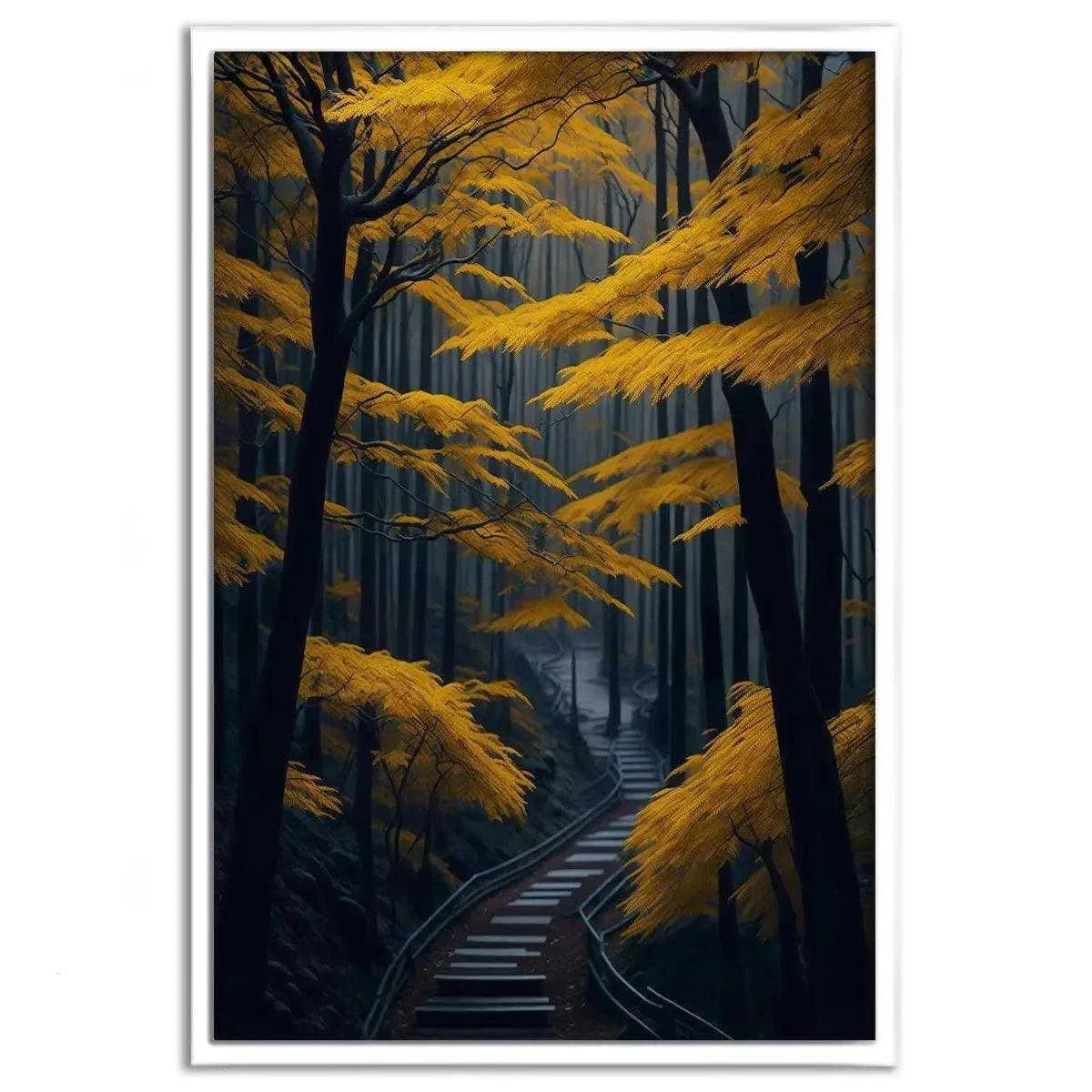 Japan autumn - Leinwandbild Japanisch