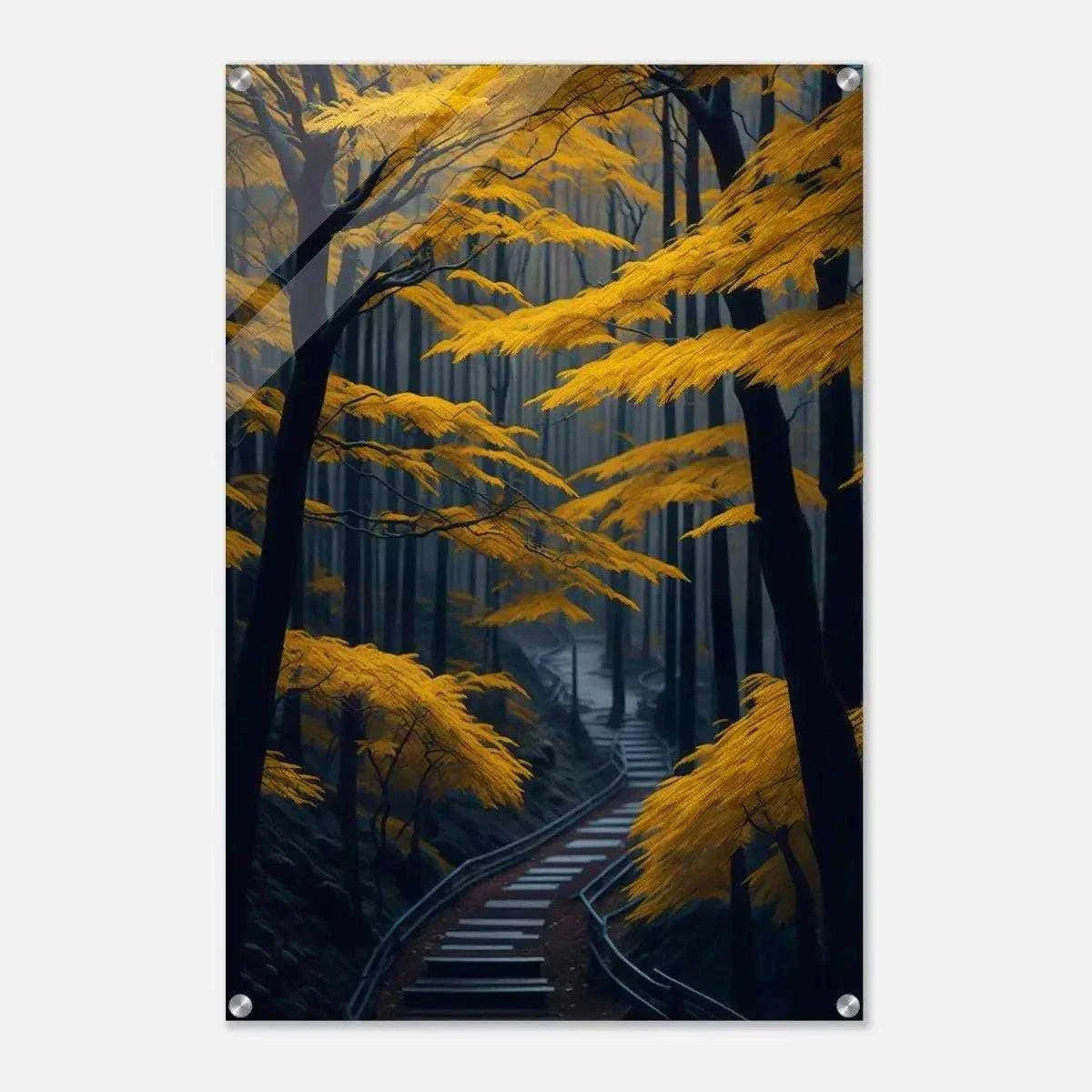 Japan autumn - Leinwandbild Japanisch
