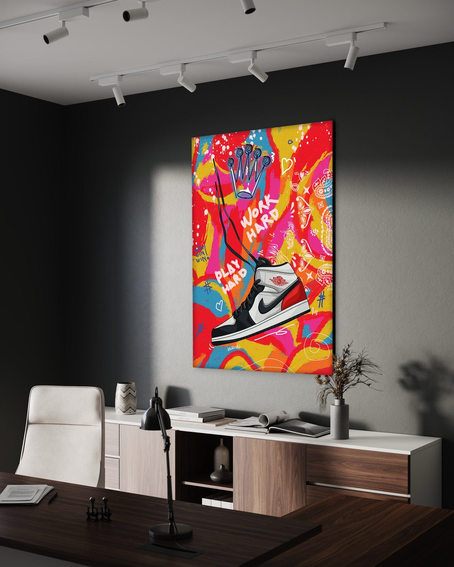 Jordans MJ - Leinwandbild Pop Art