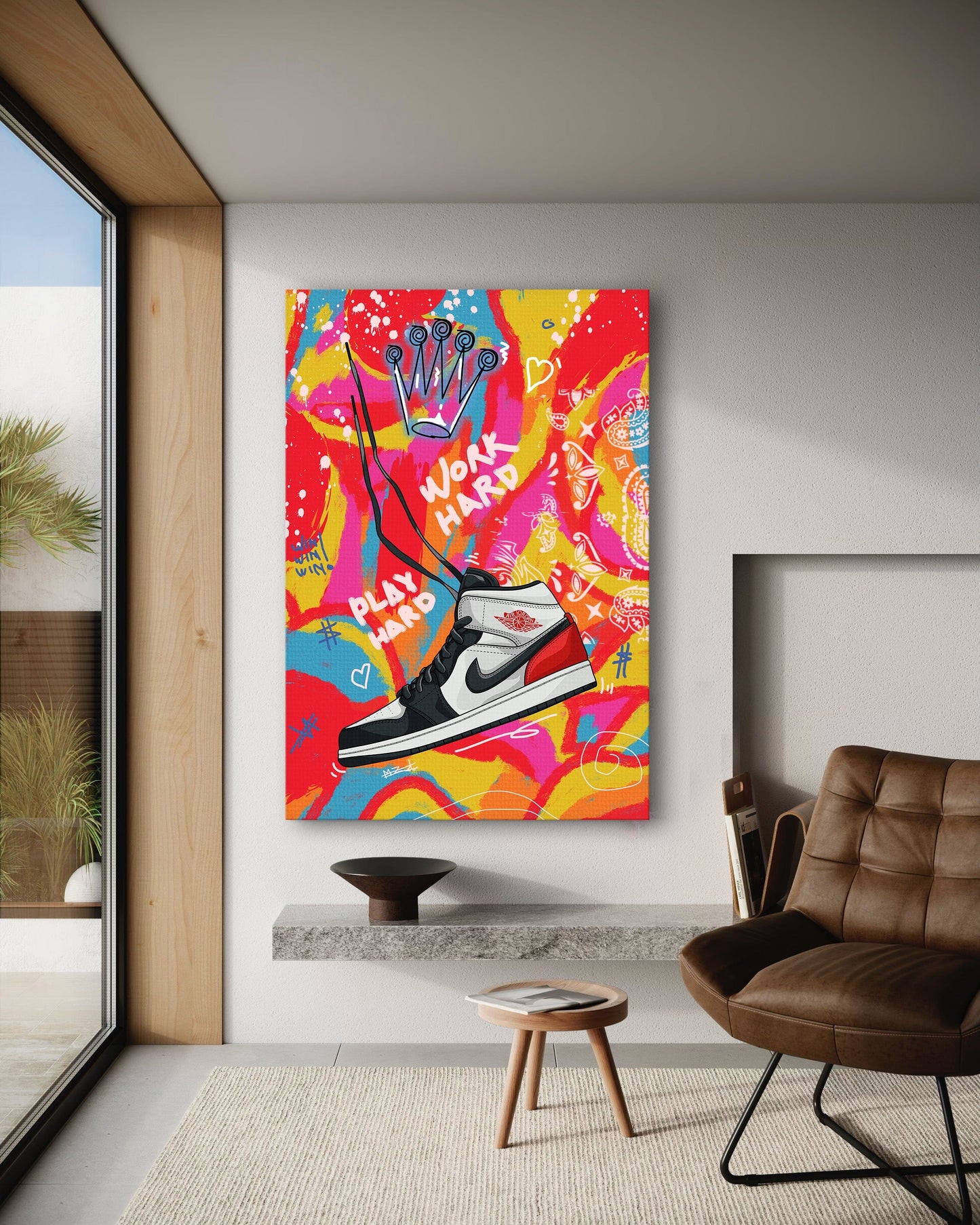 Jordans MJ - Leinwandbild Pop Art