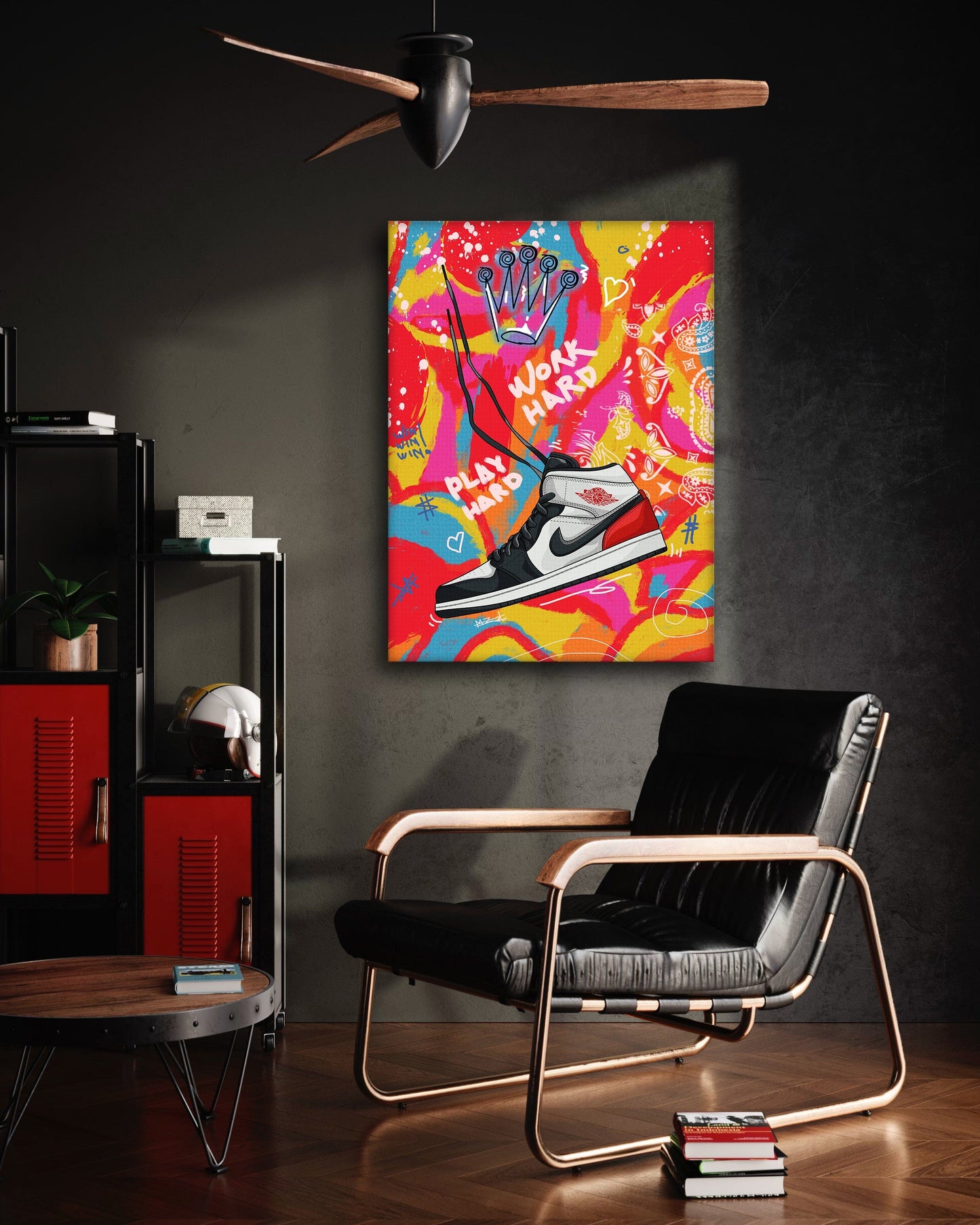 Jordans MJ - Leinwandbild Pop Art
