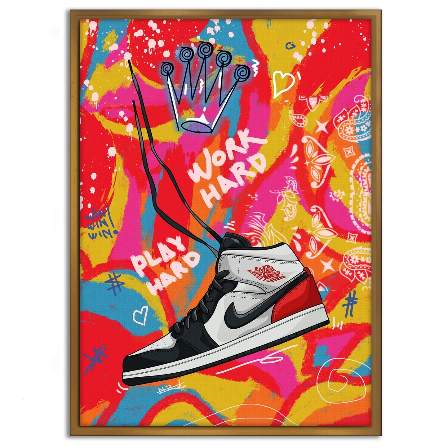 Jordans MJ - Leinwandbild Pop Art