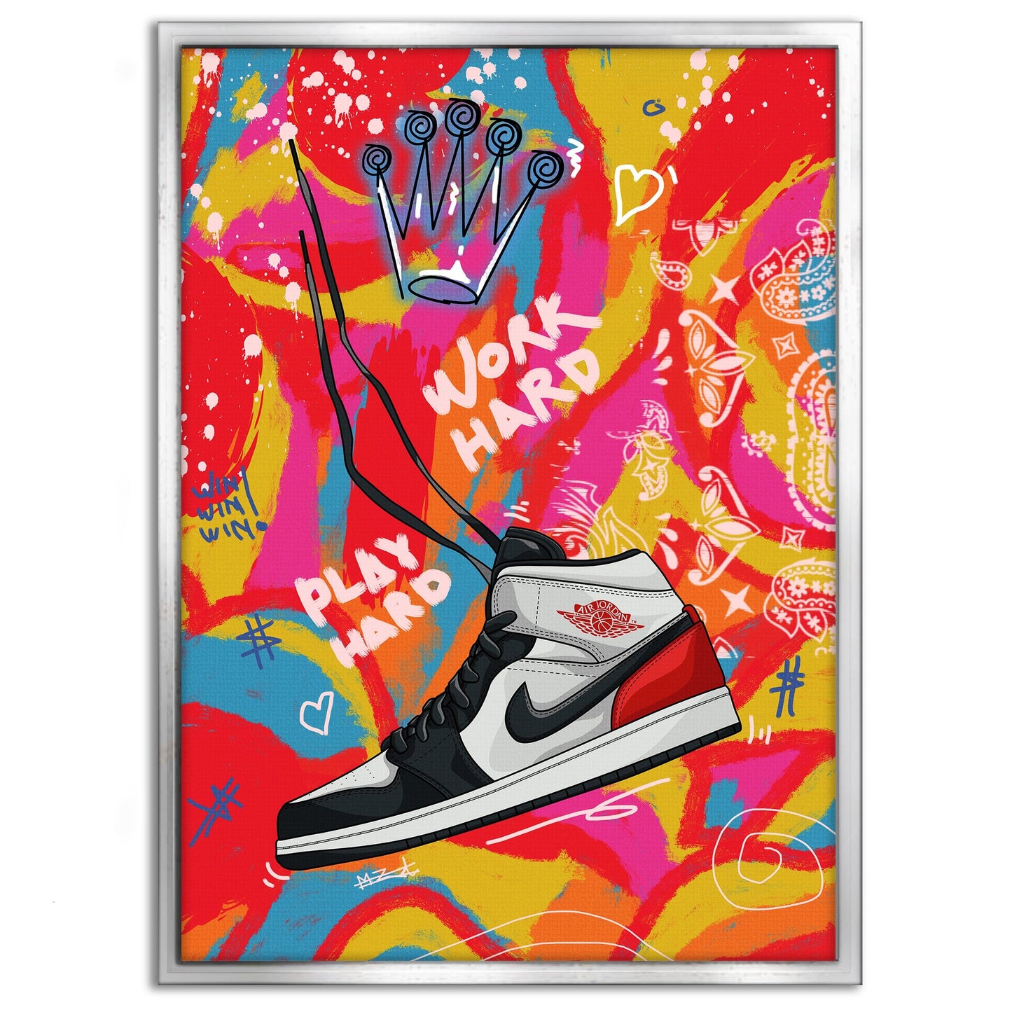 Jordans MJ - Leinwandbild Pop Art