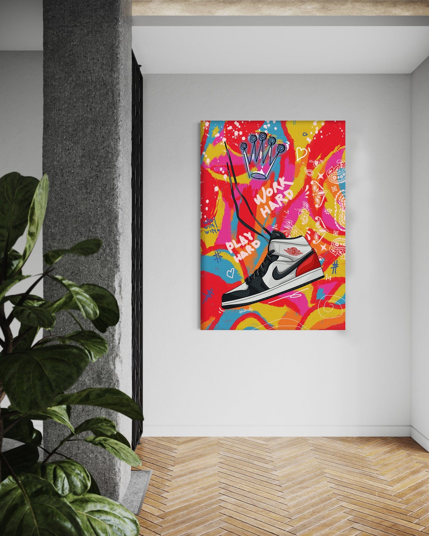 Jordans MJ - Leinwandbild Pop Art