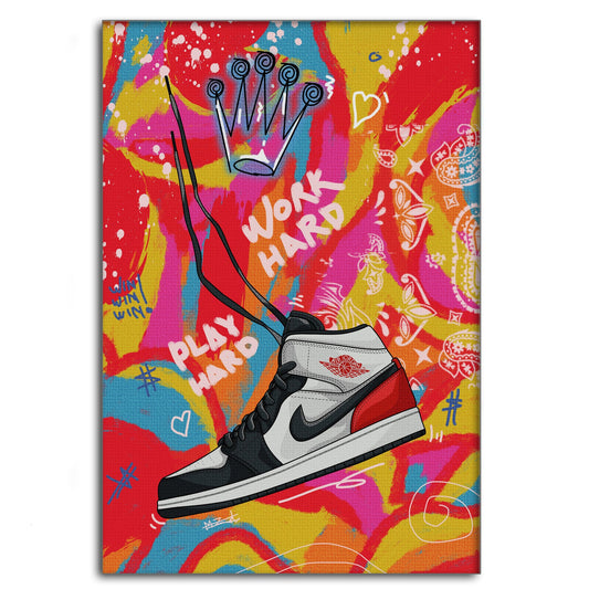 Jordans MJ - Leinwandbild Pop Art