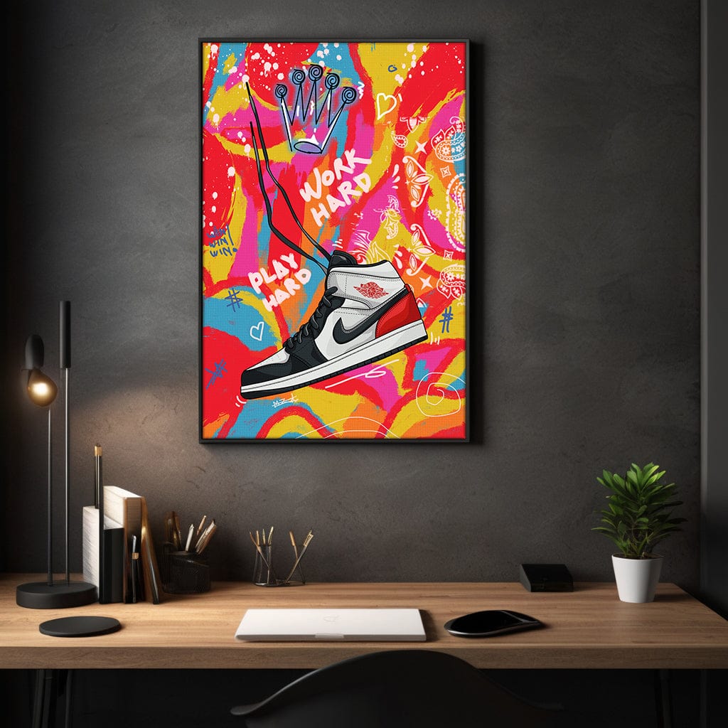 Jordans MJ - Leinwandbild Pop Art