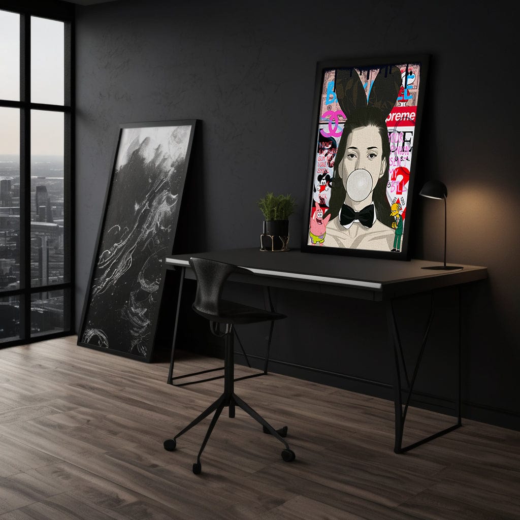 Kate Moss - Leinwandbild Pop Art
