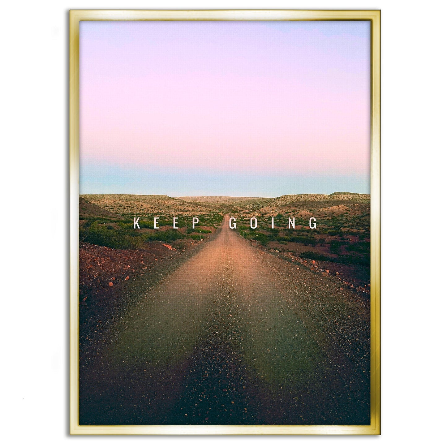 Keep Going - Leinwandbild Motivation