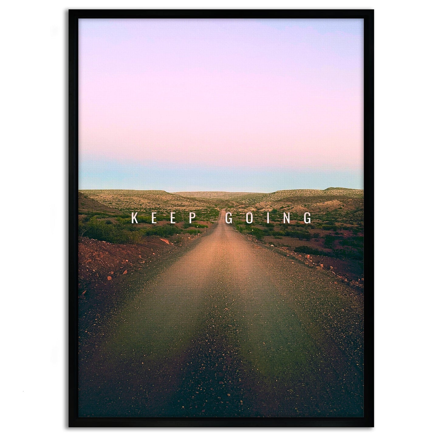 Keep Going - Leinwandbild Motivation