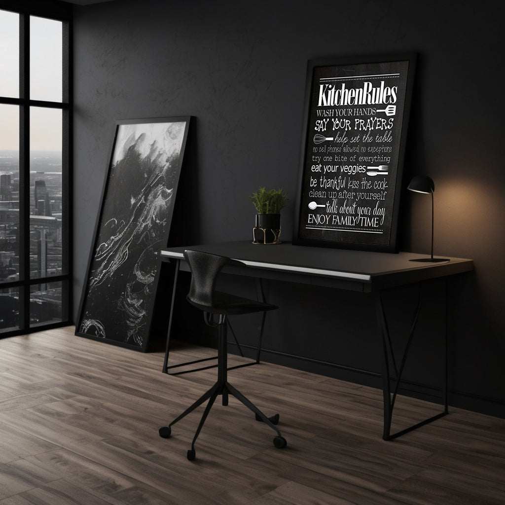 Kitchen Rules - Leinwandbild Lifestyle