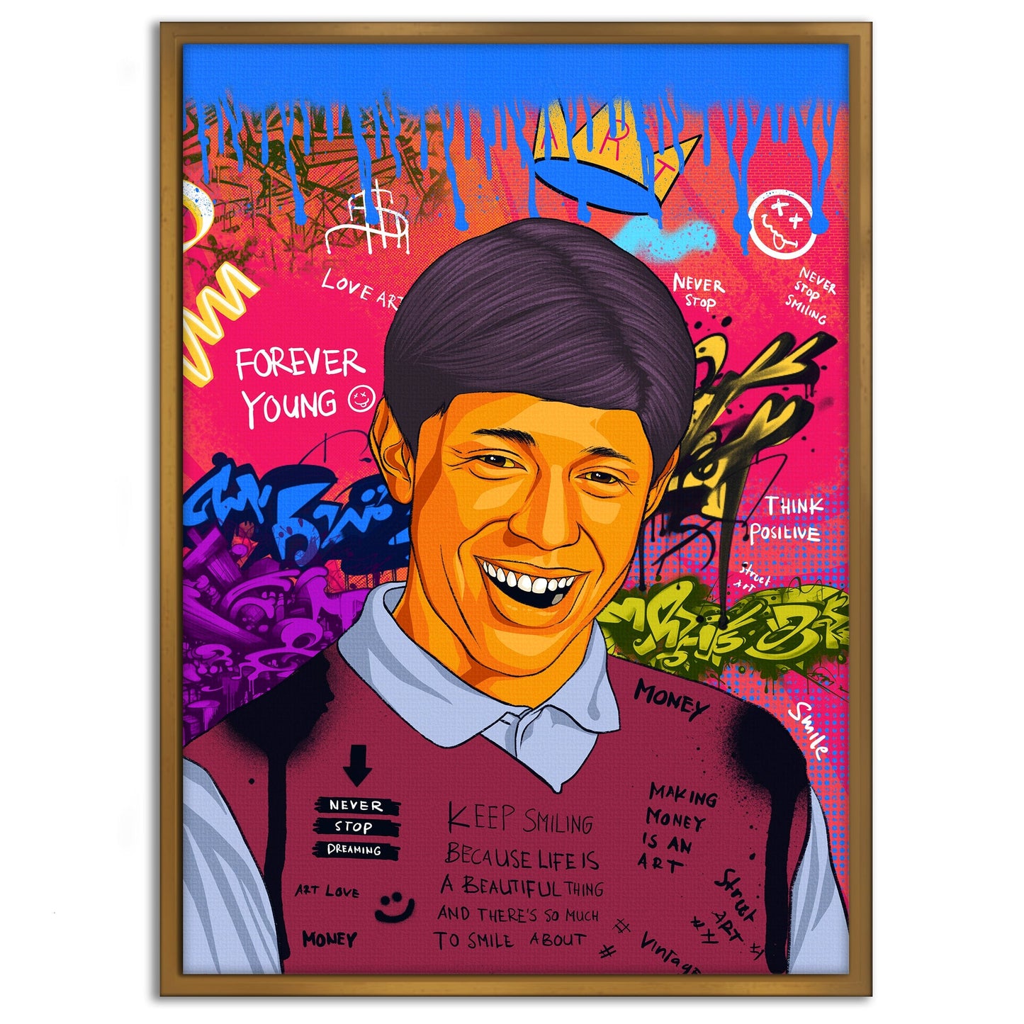 Kyle Craven - Leinwandbild Pop Art