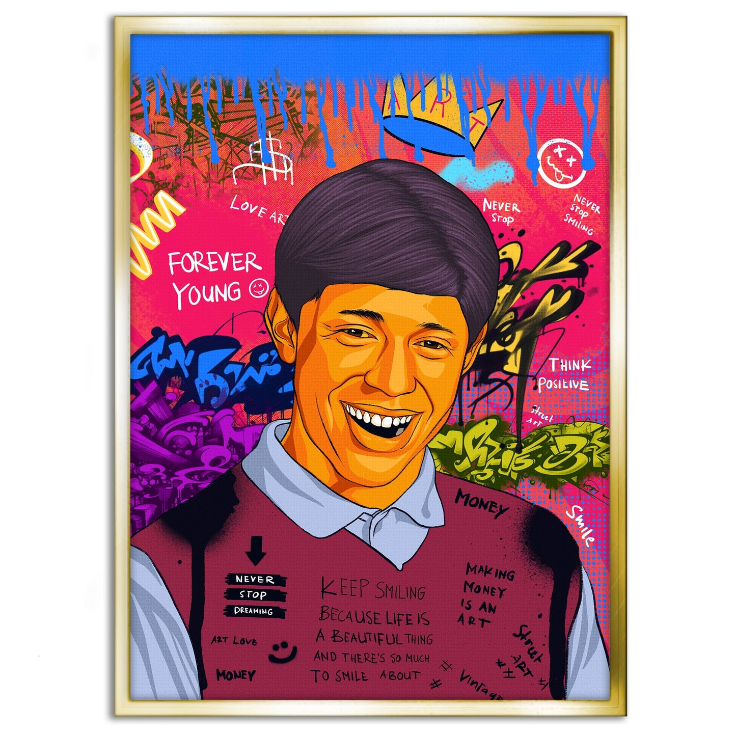Kyle Craven - Leinwandbild Pop Art