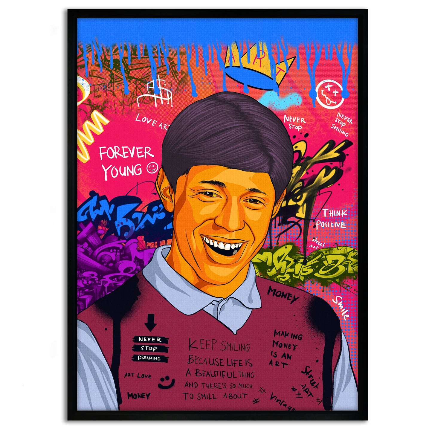 Kyle Craven - Leinwandbild Pop Art