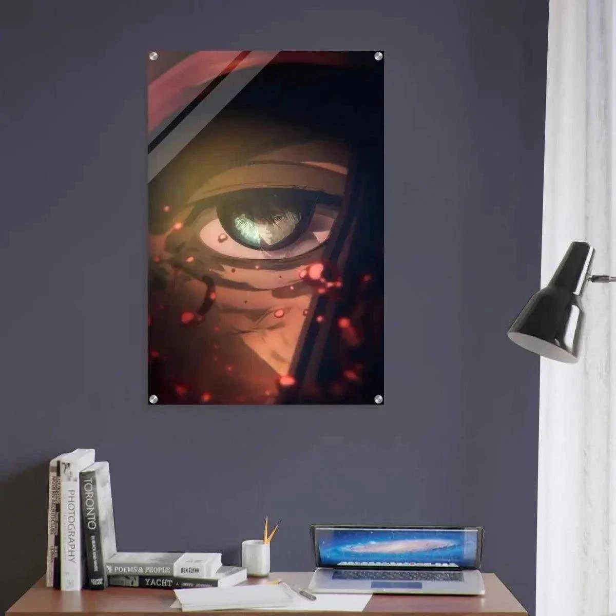 Last View of Eren Jaeger - Attack on Titan - Anime Leinwandbild