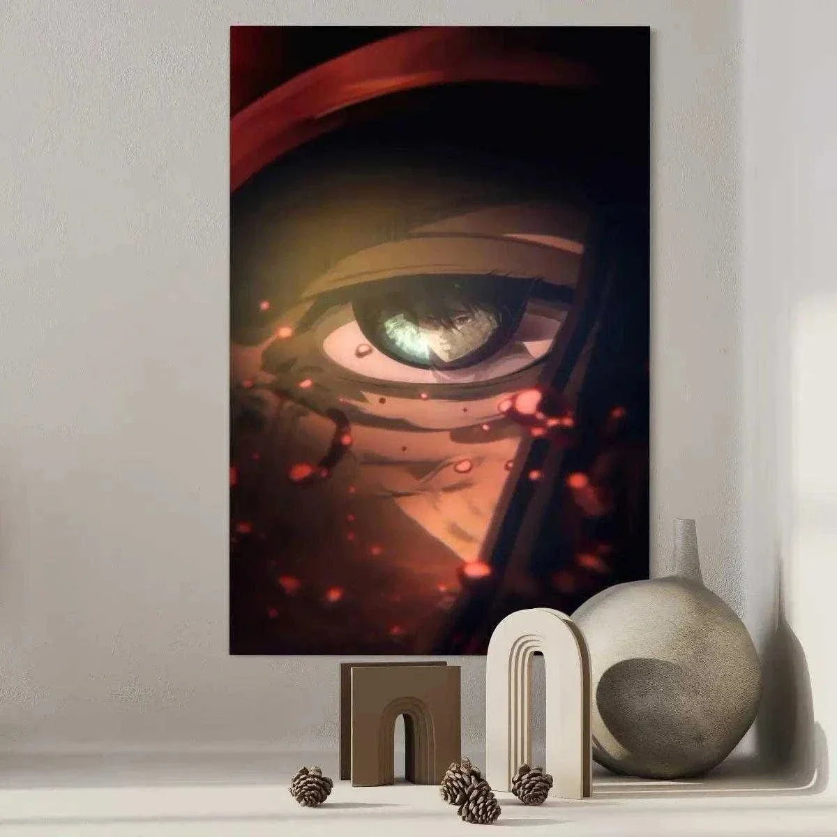 Last View of Eren Jaeger - Attack on Titan - Anime Leinwandbild