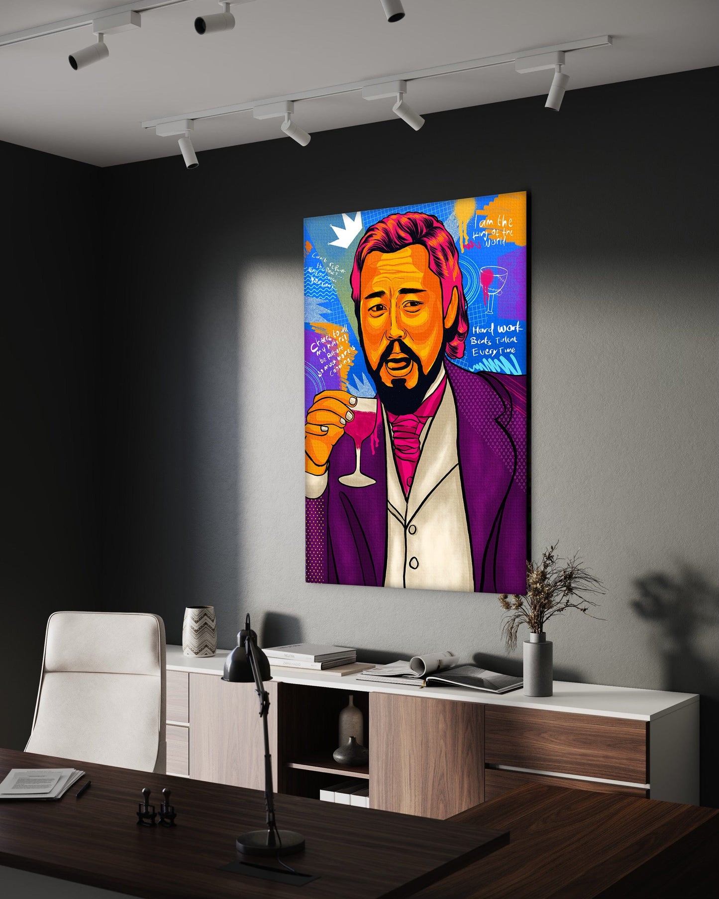 Leonardo DiCaprio - Leinwandbild Pop Art