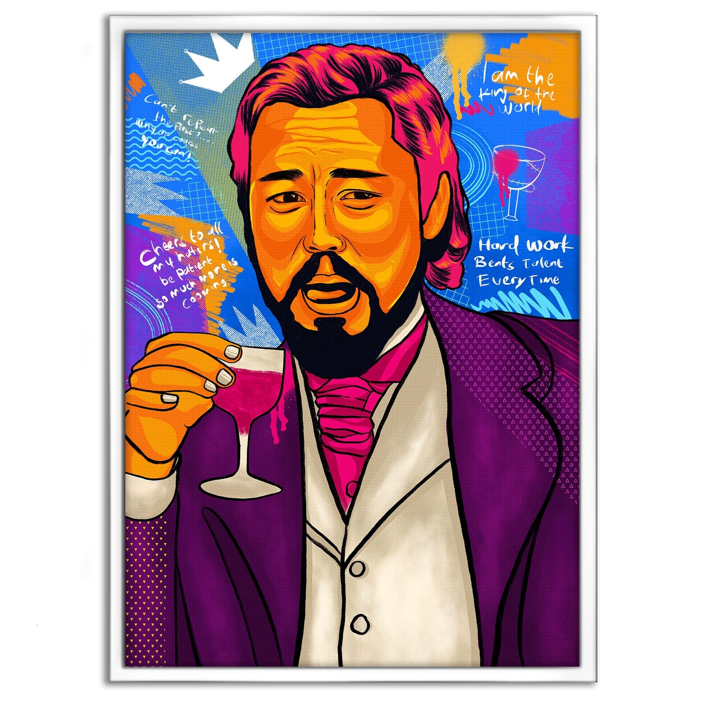 Leonardo DiCaprio - Leinwandbild Pop Art