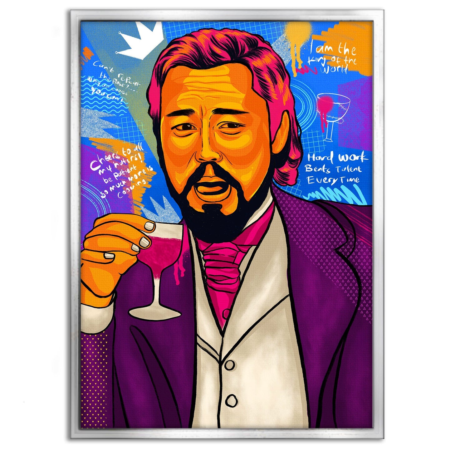 Leonardo DiCaprio - Leinwandbild Pop Art