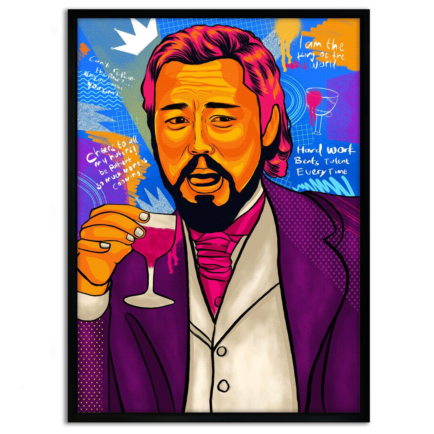Leonardo DiCaprio - Leinwandbild Pop Art
