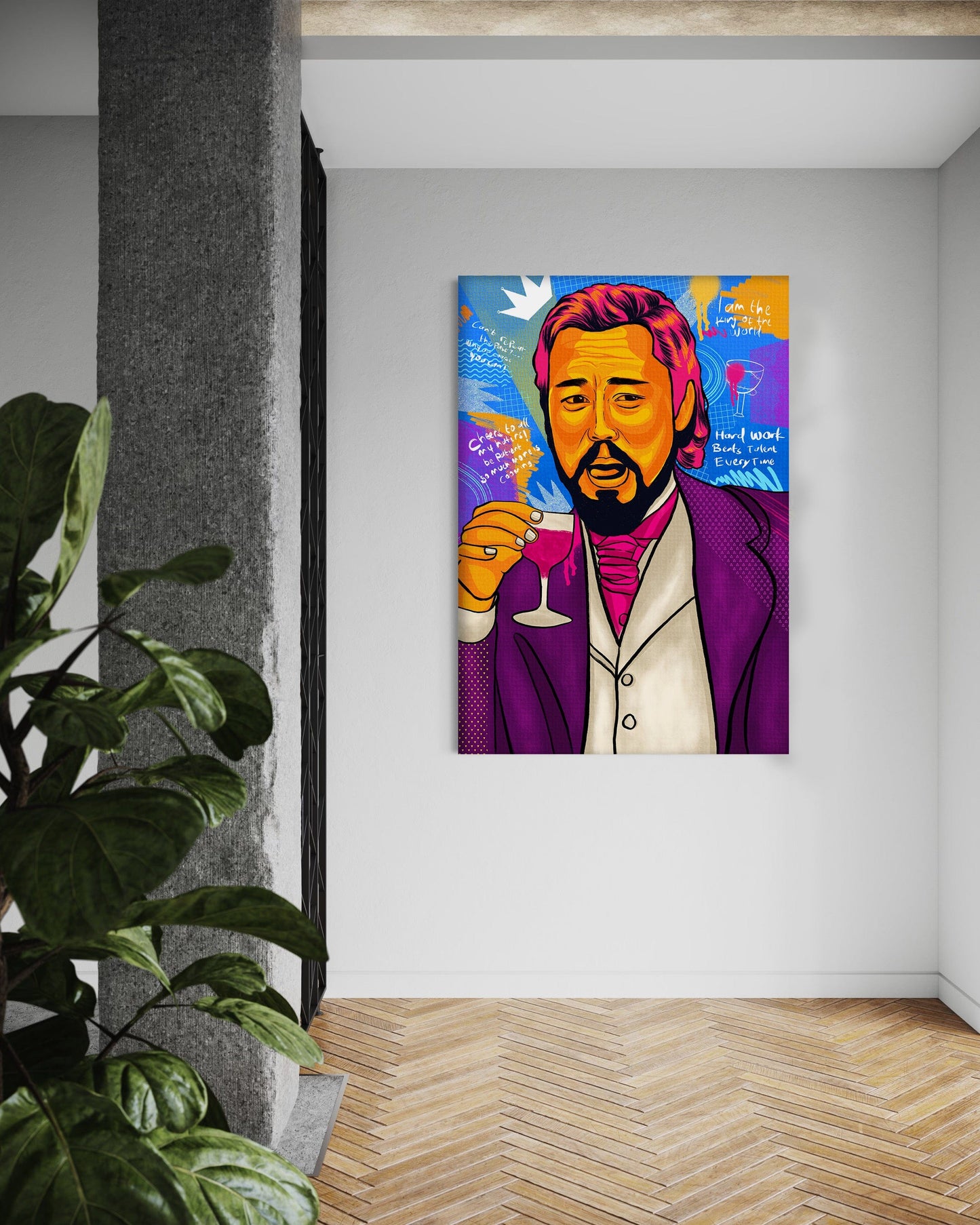 Leonardo DiCaprio - Leinwandbild Pop Art