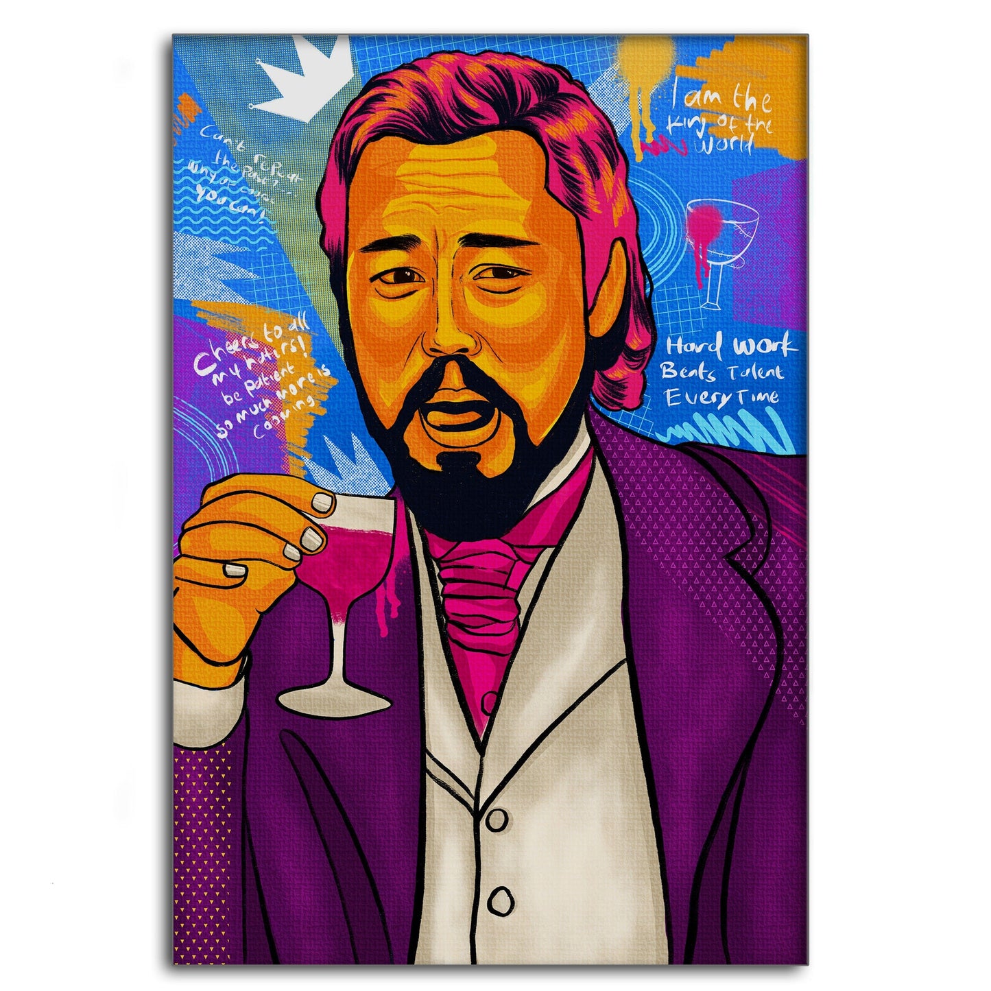 Leonardo DiCaprio - Leinwandbild Pop Art