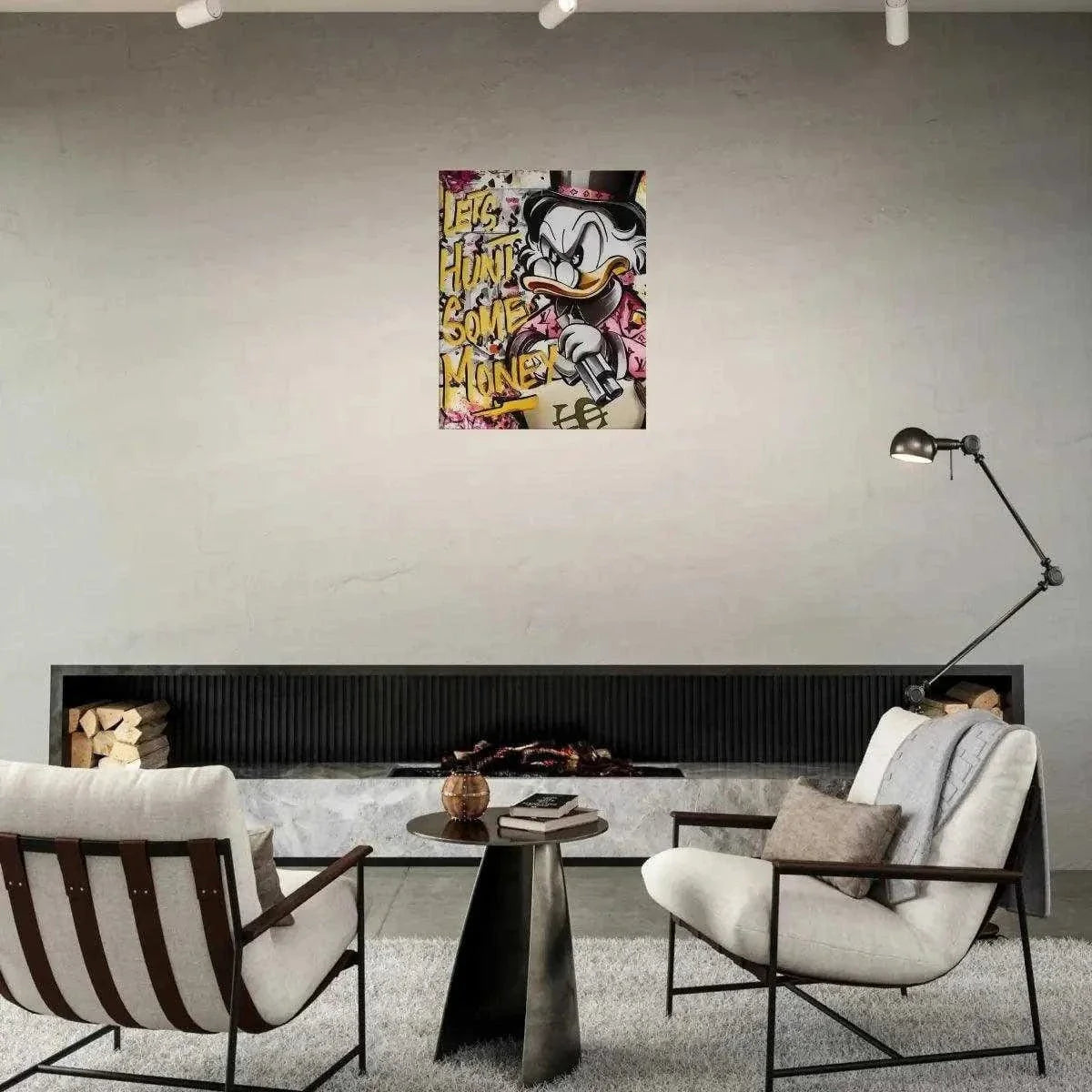 Let's Hunt Some Money - Leinwandbild Pop Art