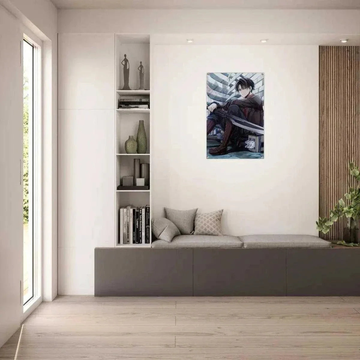 Levi chills - Attack on Titan - Anime Leinwandbild