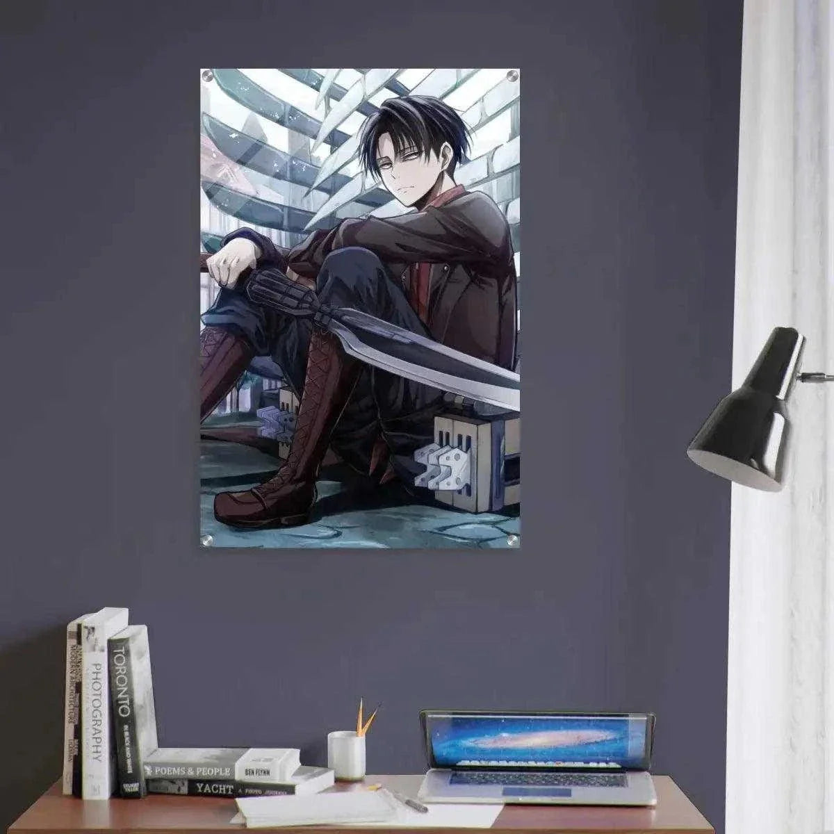 Levi chills - Attack on Titan - Anime Leinwandbild