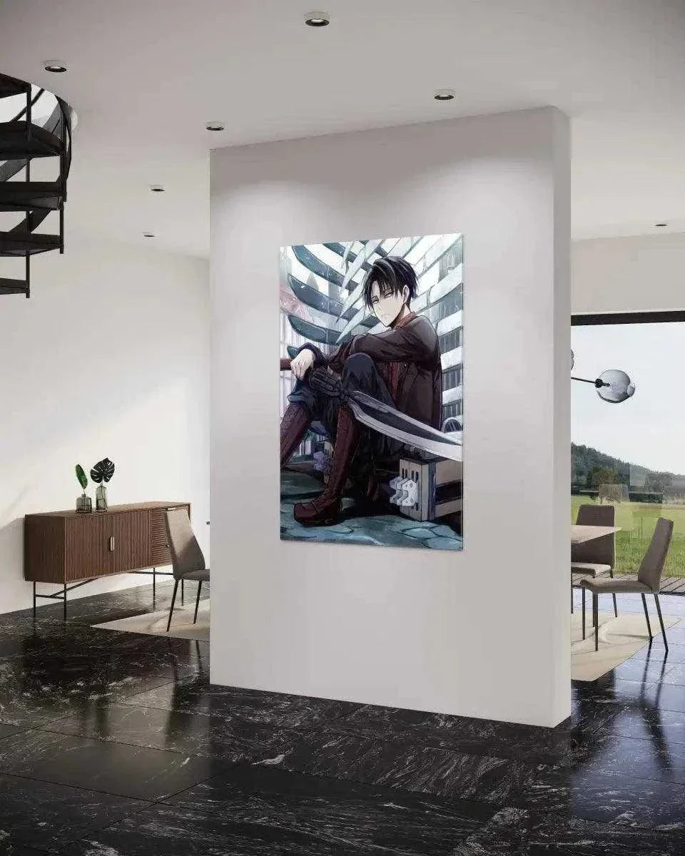Levi chills - Attack on Titan - Anime Leinwandbild