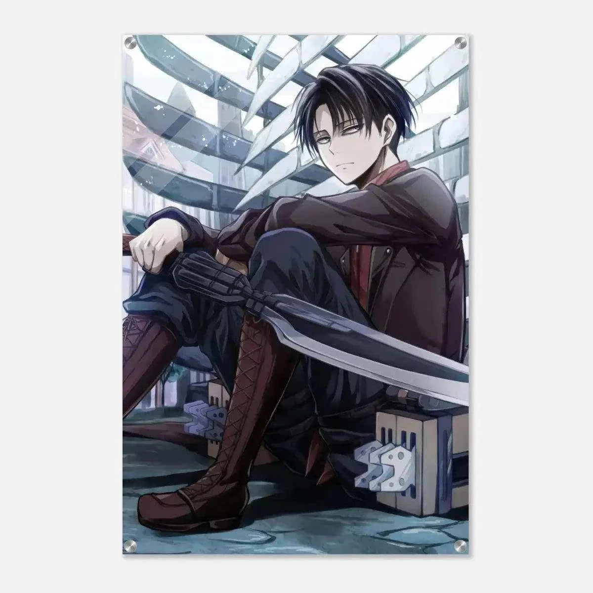 Levi chills - Attack on Titan - Anime Leinwandbild