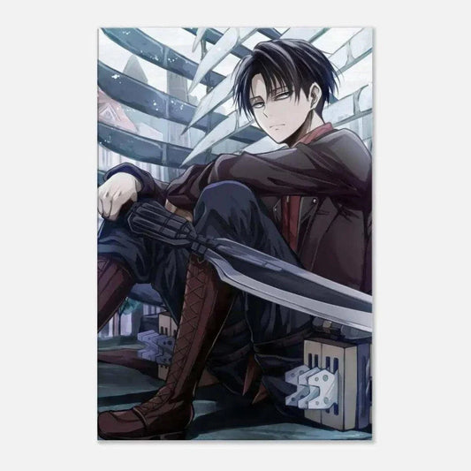 Levi chills - Attack on Titan - Anime Leinwandbild
