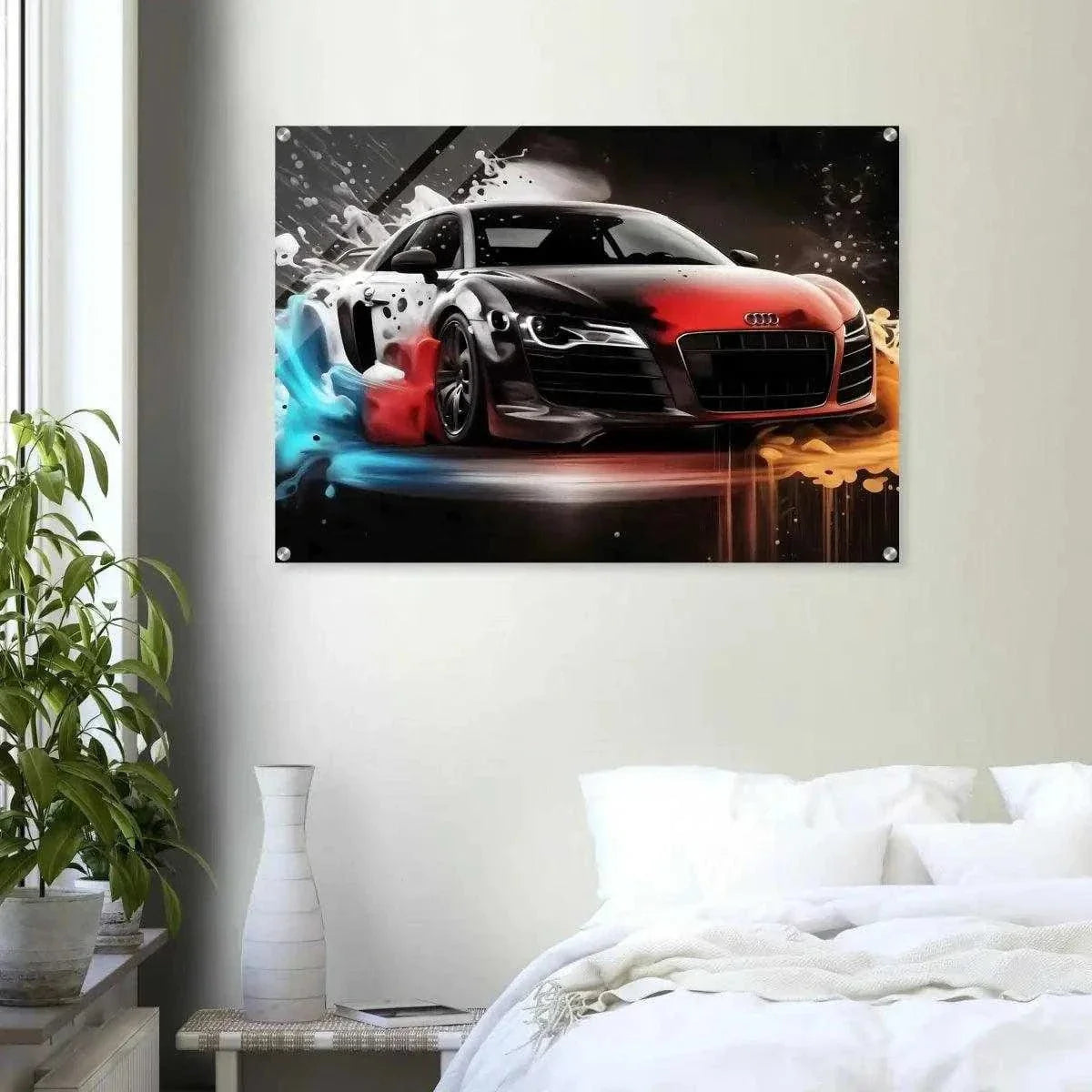 Liquid Audi - Auto Leinwandbild