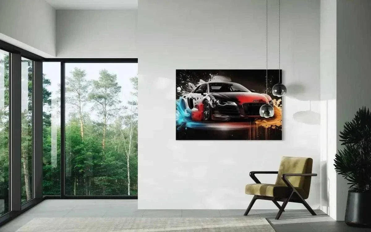 Liquid Audi - Auto Leinwandbild