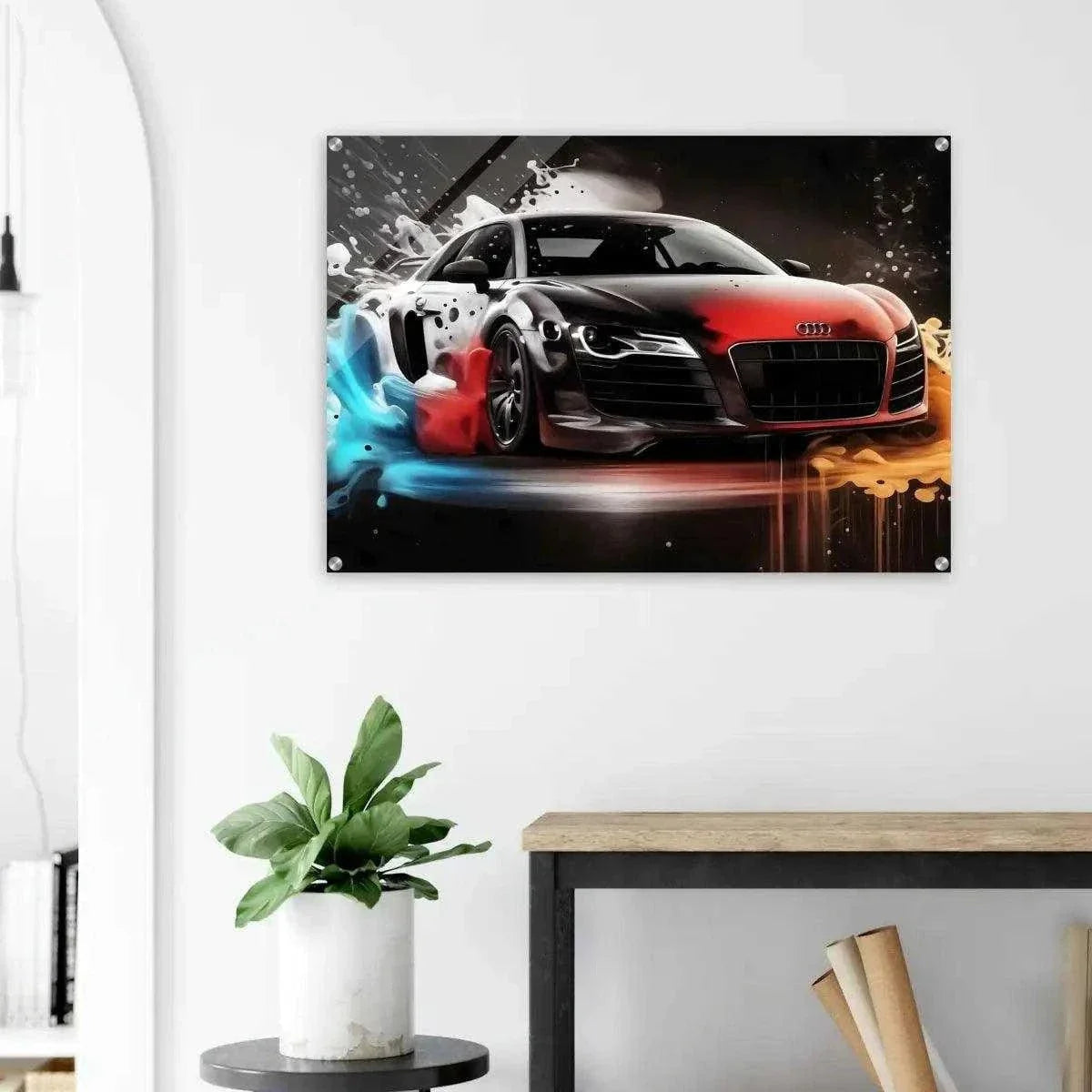 Liquid Audi - Auto Leinwandbild