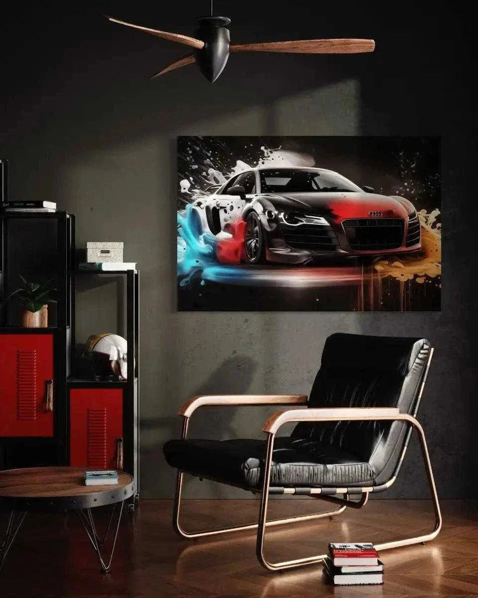 Liquid Audi - Auto Leinwandbild