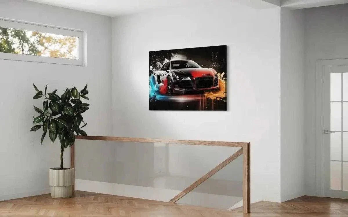 Liquid Audi - Auto Leinwandbild