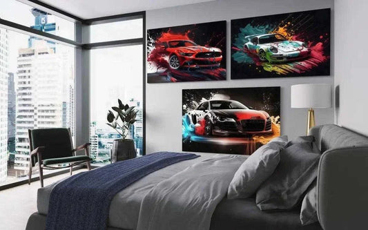 Liquid Car Bundle - Leinwandbild 3x