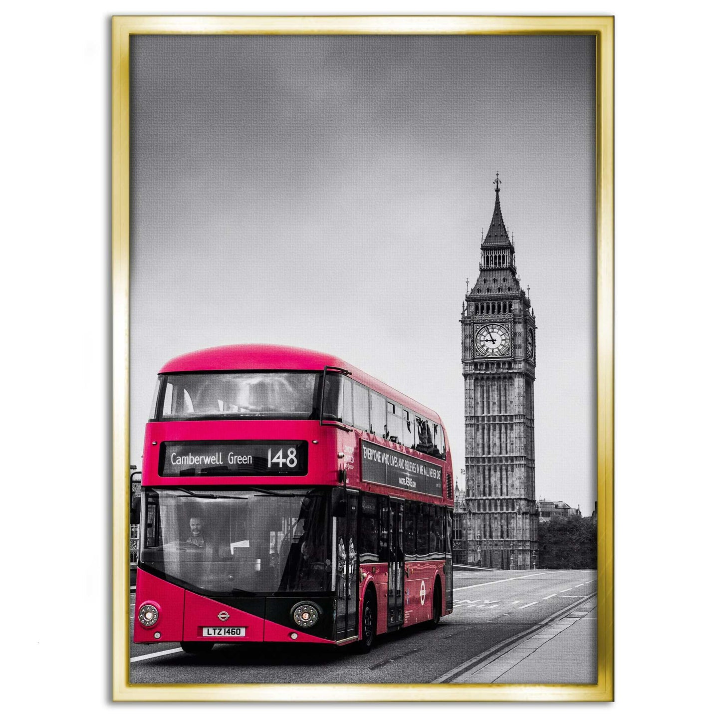 London Bus - Leinwandbild Stadt