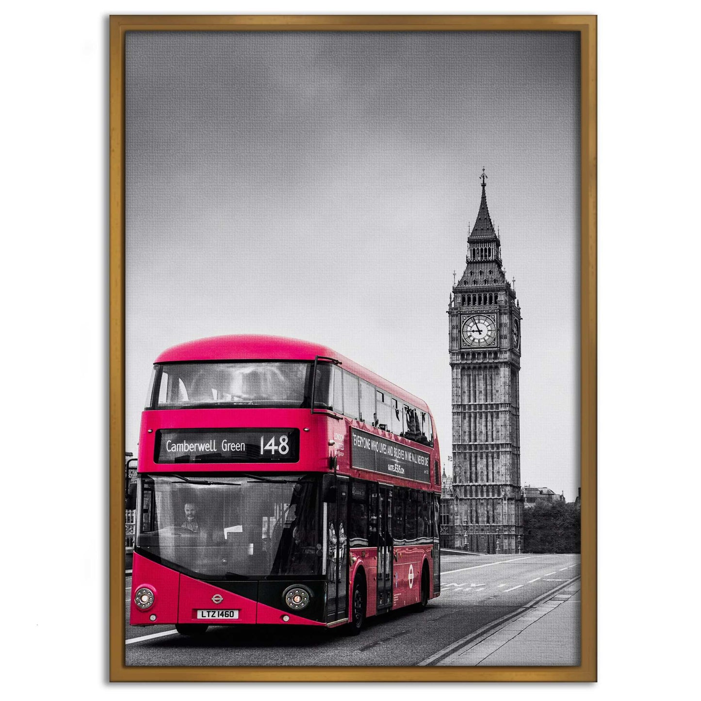 London Bus - Leinwandbild Stadt