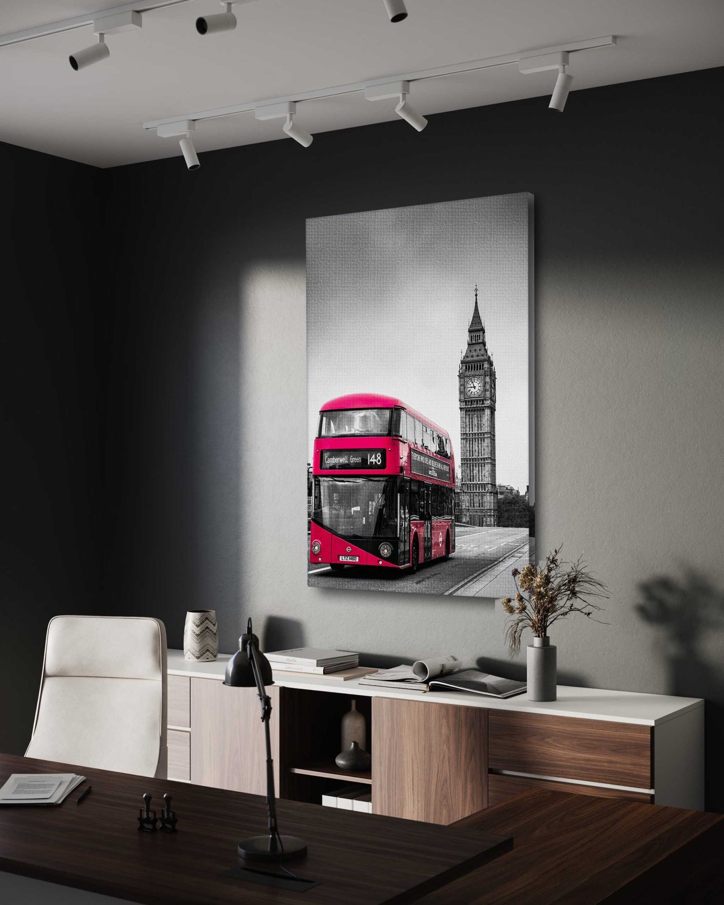 London Bus - Leinwandbild Stadt