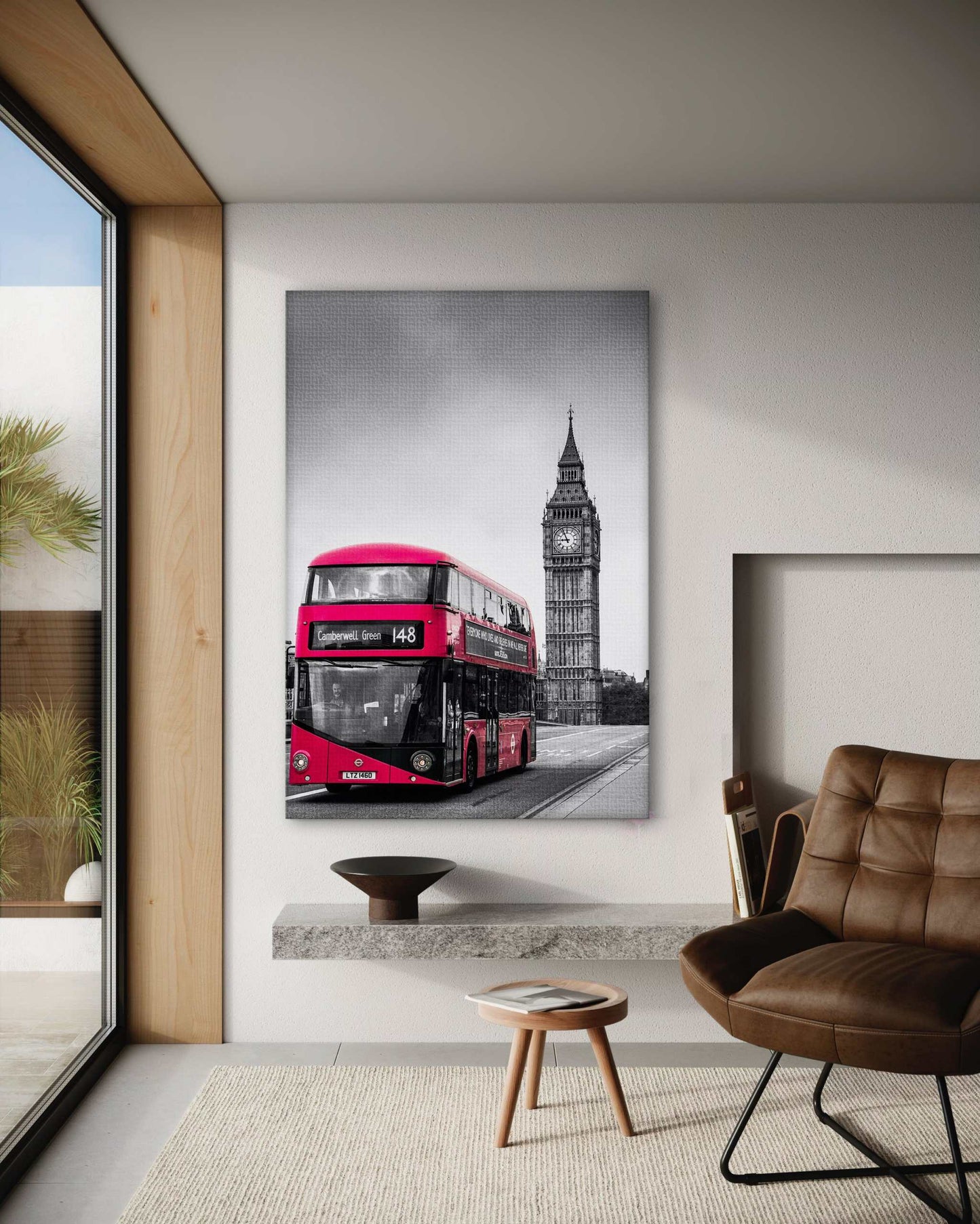 London Bus - Leinwandbild Stadt