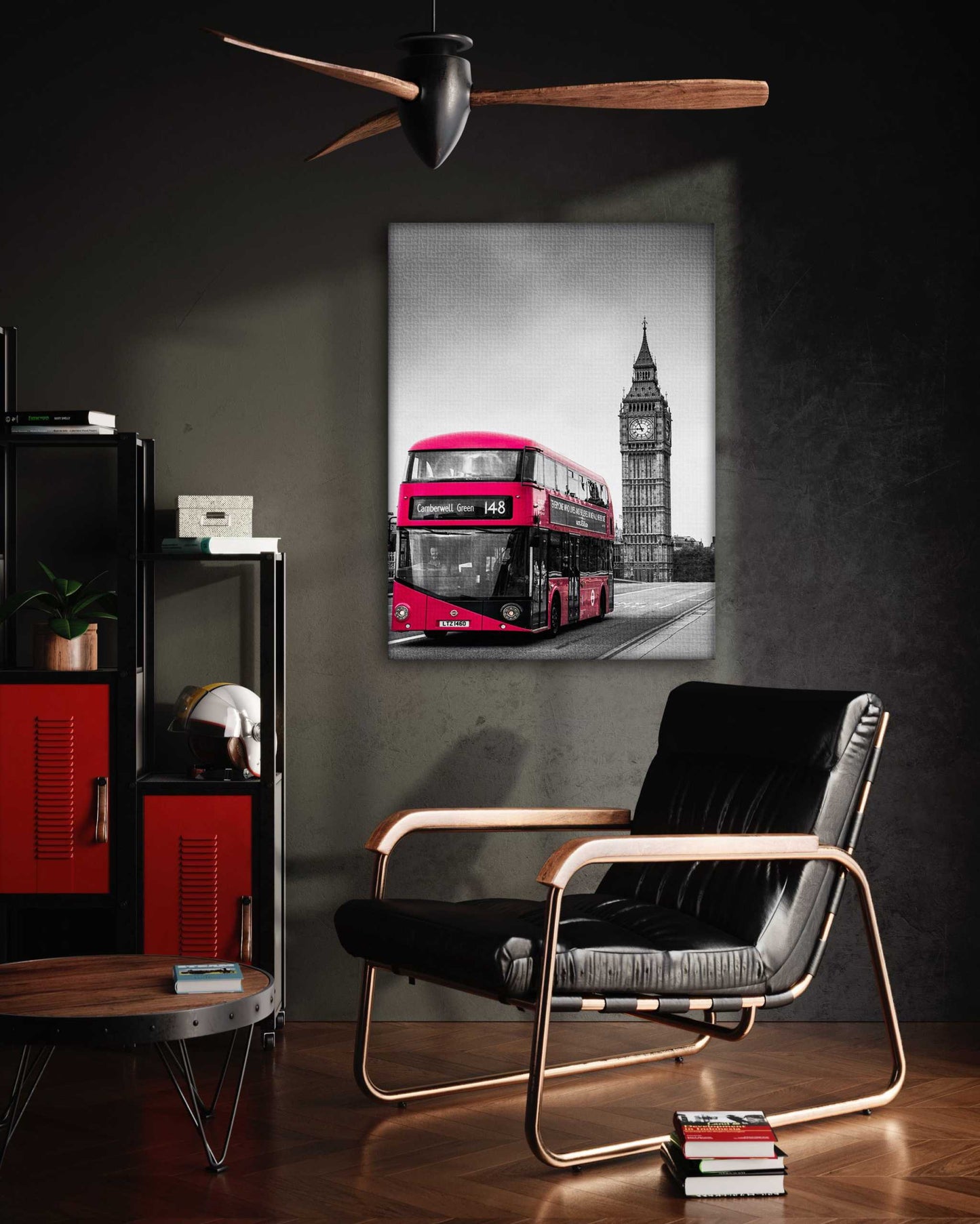 London Bus - Leinwandbild Stadt