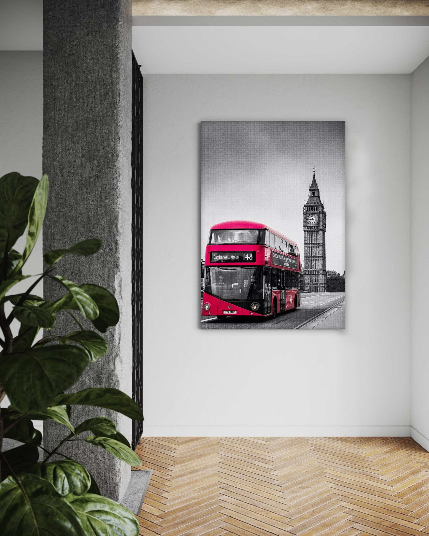 London Bus - Leinwandbild Stadt