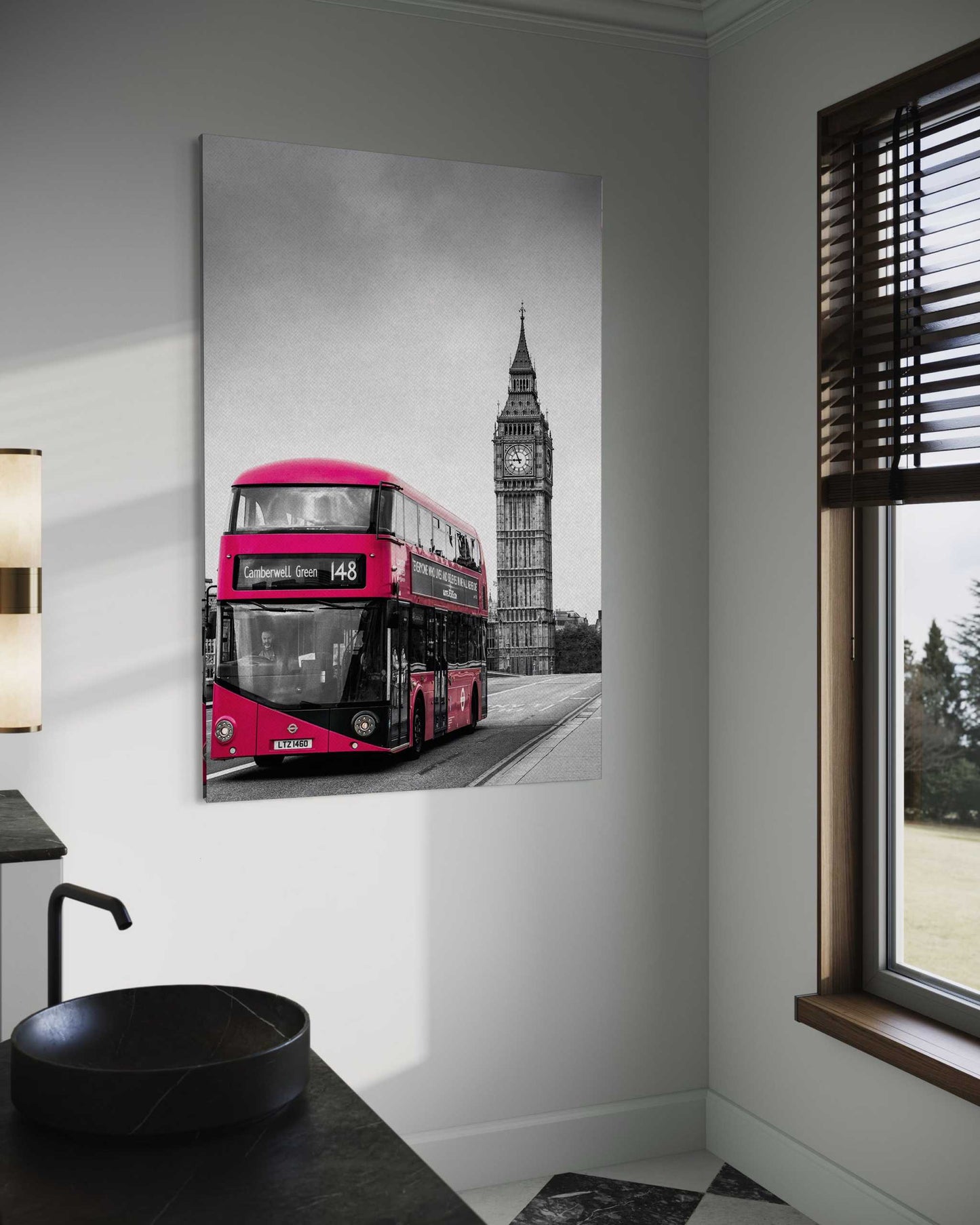London Bus - Leinwandbild Stadt