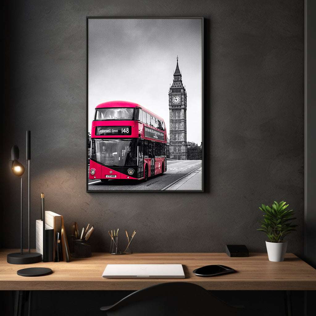 London Bus - Leinwandbild Stadt