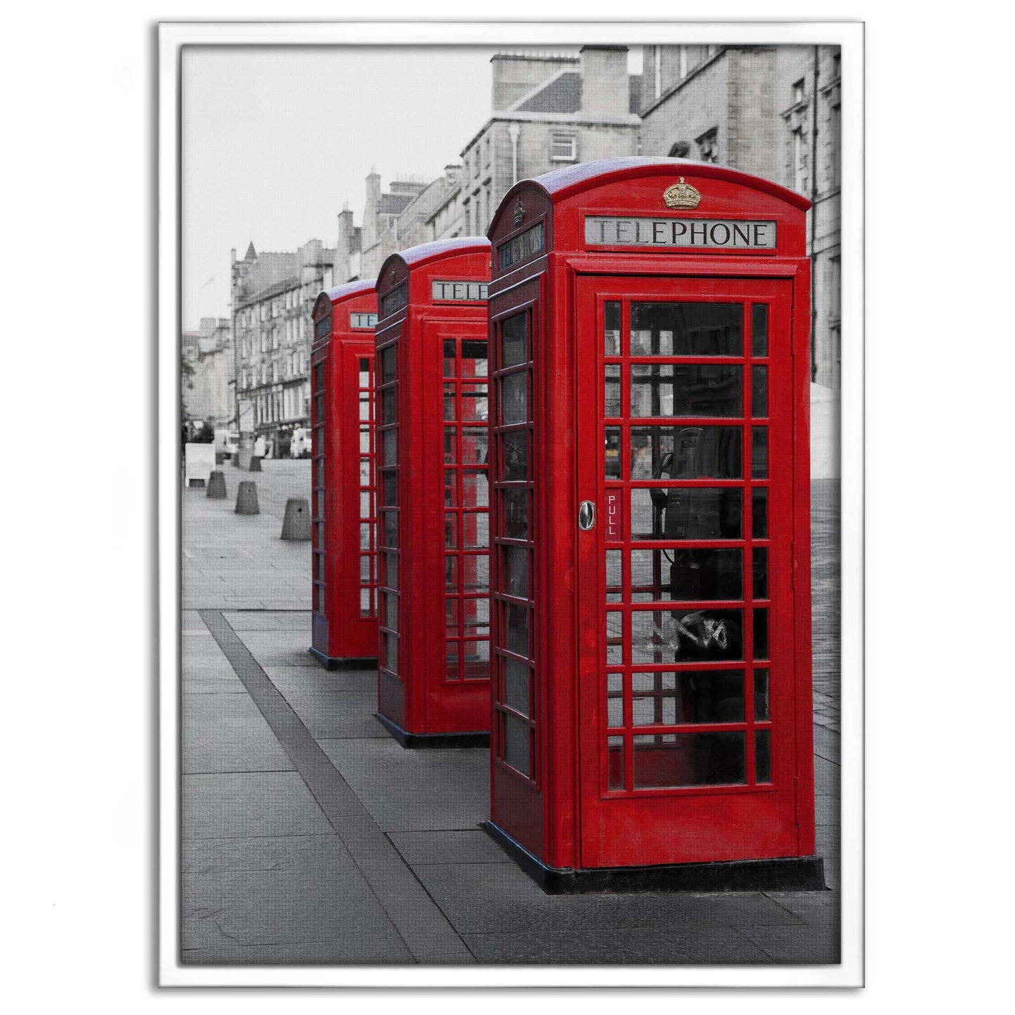 London Telephone Box - Leinwandbild Stadt