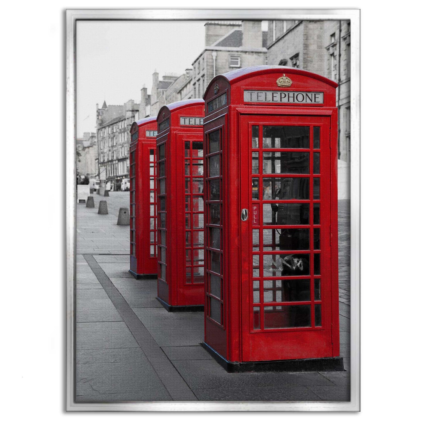 London Telephone Box - Leinwandbild Stadt