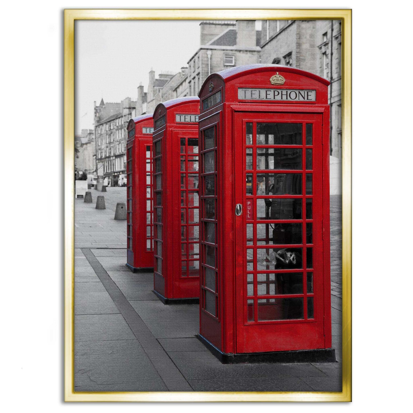 London Telephone Box - Leinwandbild Stadt