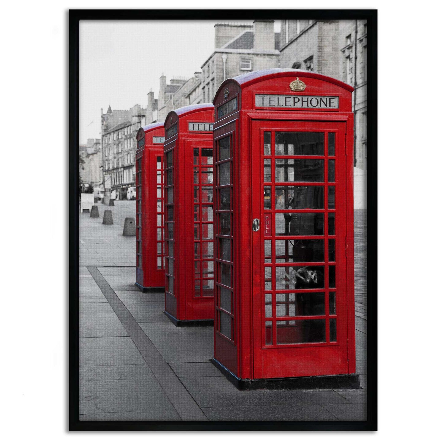 London Telephone Box - Leinwandbild Stadt