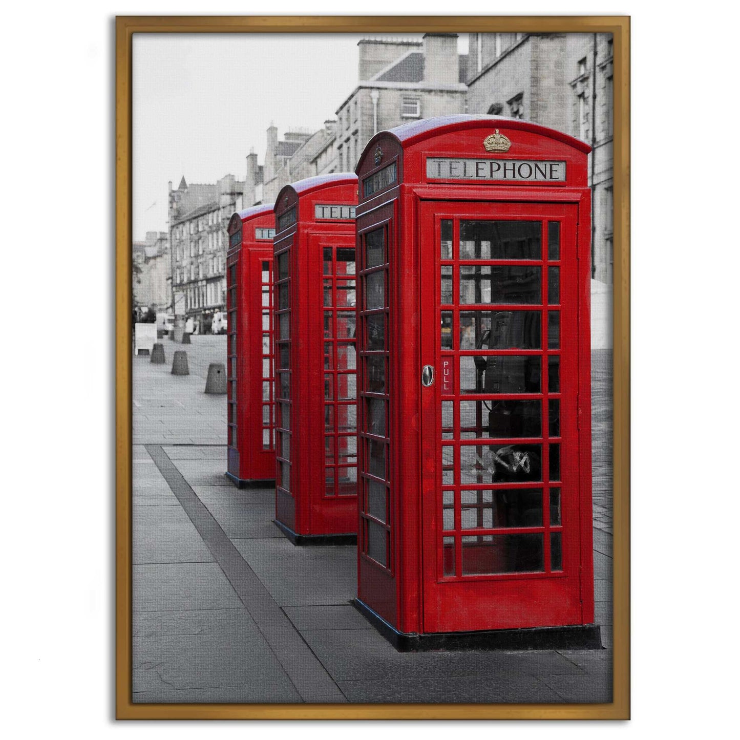 London Telephone Box - Leinwandbild Stadt